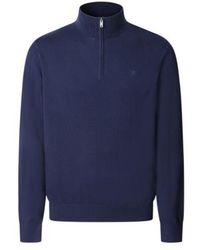 Hackett - Pull Essential Zip - Lyst