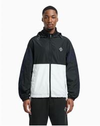 ARMANI EXCHANGE - Veste Coupe-Vent Noire - Lyst