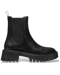 Michael Kors - Bottines En Cuir Asher Noir - Lyst