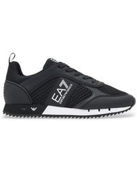 EA7 - Baskets Noir & Blanc Noir - Lyst