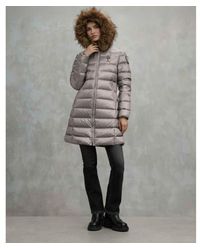 Blauer - Veste Longue En Fourrure Kristin Grise - Lyst