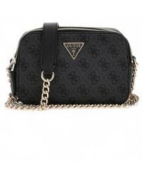 Guess - Sac À Bandoulière Noelle Noir - Lyst
