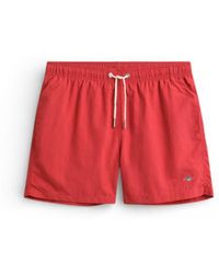 GANT - Short De Bain - Lyst