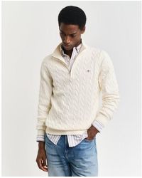GANT - Pull Avec Demi-Fermeture Éclair - Lyst