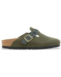 Birkenstock - Sabots En Cuir Tressé Boston - Lyst