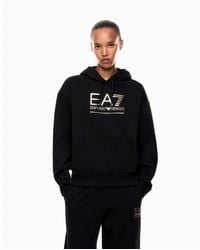 EA7 - Sweat-Shirt De Visibilité En Mélange - Lyst