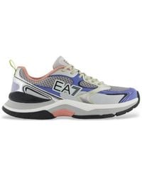 EA7 - Baskets En Cuir Predator - Lyst