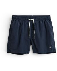 GANT - Short De Bain - Lyst