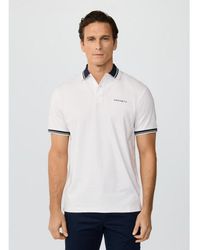 Hackett - Polo À Col Classique Club Fit - Lyst