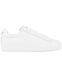 EA7 - Classic Cc Leather Sneakers - Lyst