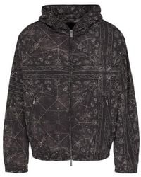 ARMANI EXCHANGE - Veste Coupe-Vent Noire - Lyst