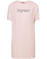 Esprit - Jersey Nachthemd Met Logo - Lyst