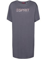 Esprit - Jersey Nachthemd Met Logo - Lyst