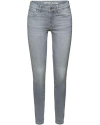 Esprit - Schmal geschnittene Jeans mit mittlerer Bundhöhe - Lyst