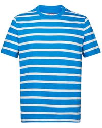 Esprit - Gestreept T-shirt Van Katoen-jersey - Lyst