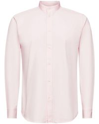 Esprit - Overhemd Met Opstaande Kraag - Lyst