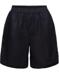 Esprit - Pull-on-Shorts aus Baumwolle-Leinen-Mix - Lyst