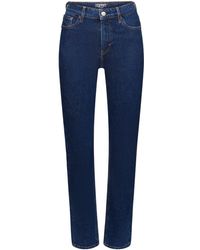 Esprit - Retro Slim Jeans Met Hoge Taille - Lyst