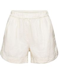Esprit - Pull-on-Shorts aus Leinenmix (1-tlg) - Lyst