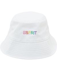 Esprit - Twill Bucket Hat Met Label - Lyst