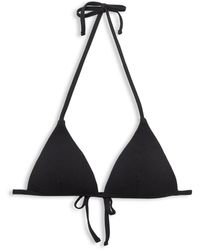 Esprit - Gewatteerde Triangle Bikinitop - Lyst