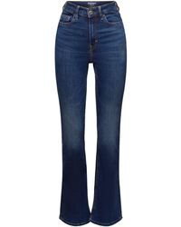 Esprit - Gerecycled: Bootcut Jeans Met Hoge Taille - Lyst