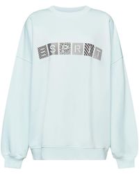 Esprit - Sweatshirt Met Logo En Ronde Hals - Lyst
