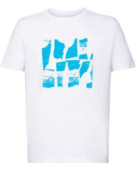 Esprit - T-shirt Met Print Op De Voorkant - Lyst