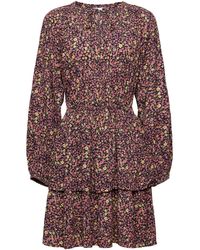 Esprit - Gelaagde Mini-jurk Met Print - Lyst
