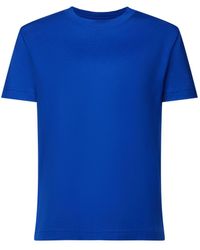 Esprit - T-shirt Van Pimakatoen Met Ronde Hals - Lyst