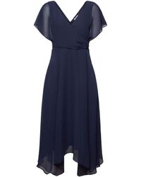 Esprit - Chiffon Maxi-jurk Met V-hals - Lyst