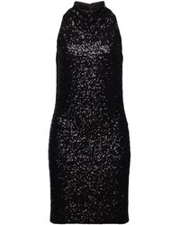 Esprit - Mouwloze Neckholder Midi-jurk Met Pailletjes - Lyst