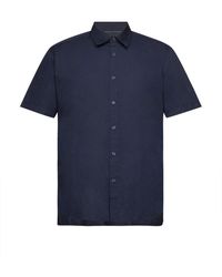 Esprit - Overhemd Van Duurzaam Katoen Met Korte Mouwen - Lyst