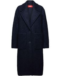 Esprit - Manteau en laine bouclée mélangée - Lyst