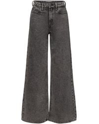 Esprit - Retro-Jeans mit hohem Bund und weitem Bein - Lyst