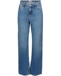 Esprit - Retro-Jeans mit gerader Passform und hohem Bund - Lyst