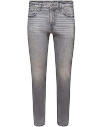 Esprit - Schmal zulaufende Jeans mit mittelhohem Bund - Lyst