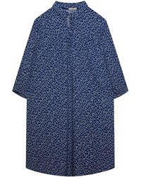 Esprit - Curvy Midi-jurk Met Print All-over - Lyst