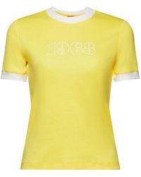 Esprit - T-shirt Van Katoenen Jersey Met Logo - Lyst