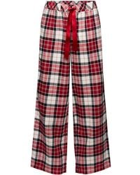 Esprit - Pantalon de pyjama à carreaux en flanelle - Lyst