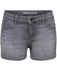 Esprit - Short en jean de coupe slim - Lyst