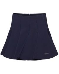 Esprit - Mini-jupe short plissée et évasée - Lyst