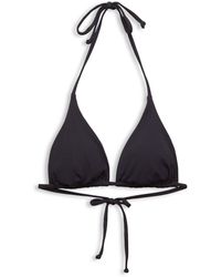 Esprit - Gewatteerde Triangle Bikinitop - Lyst