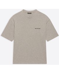 Balenciaga Back Logo T-shirt - Grey