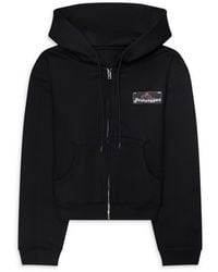 PROTOTYPES - Zip Up Hoodie With Tag - Lyst