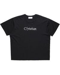 ALEXANDER DIGENOVA Christian Long Sleeve T-Shirt Heather in White