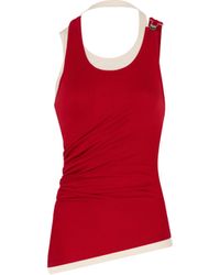 Jean Paul Gaultier - "The Draped Double" Layer Tank Top - Lyst