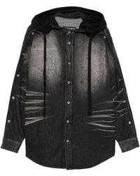 Y. Project - Insert Hood Denim Shirt - Lyst
