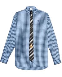 Vetements - Tie Shirt Check - Lyst