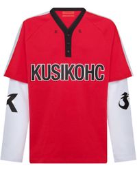 Kusikohc - Baseball Long Sleeve Polo - Lyst